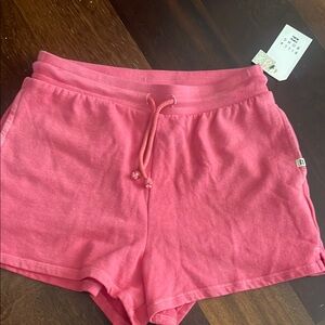Billabong Pink Athletic Shorts for girls